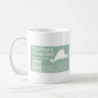 Marthas Vineyard Beach Permit 2024 Kaffeetasse