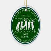 Martha's Vineyard Bridge Keramik Ornament (Rechts)