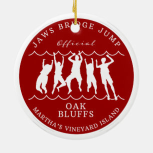 Martha's Vineyard Bridge Keramik Ornament