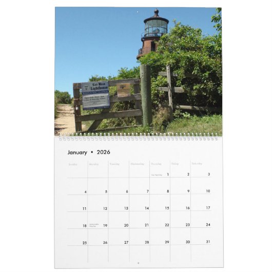 Martha's Vineyard Calendar Kalender (Jan 2026)