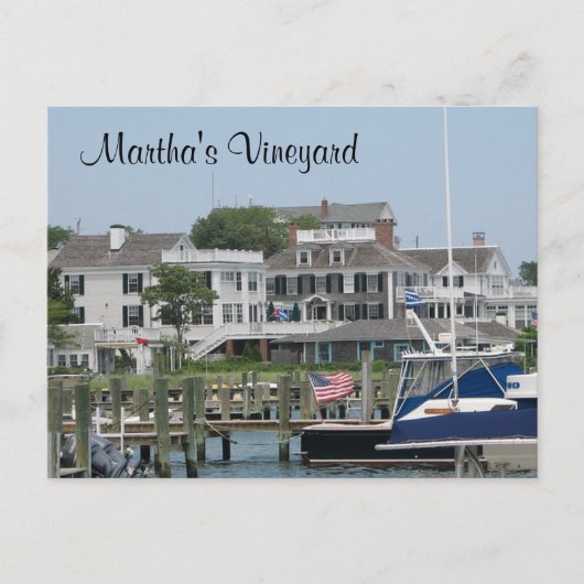Martha's Vineyard Cape Cod, Edgartown MA Post Card Postkarte (Vorderseite)