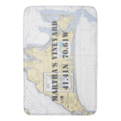 Martha's Vineyard Chart Badematte (Vorderseite Vertikal)