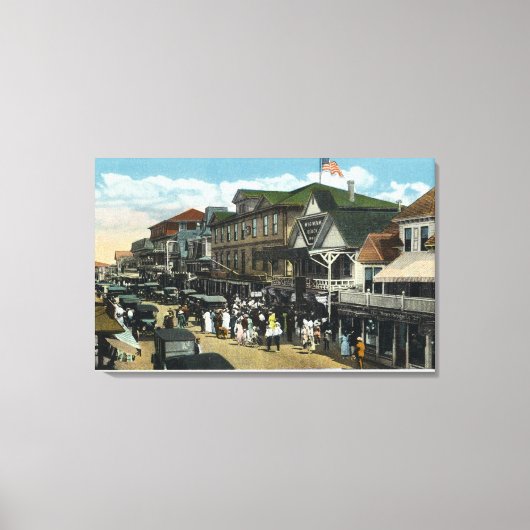 Martha's Vineyard, Circuit Avenue Scene Leinwanddruck (Vorderseite)