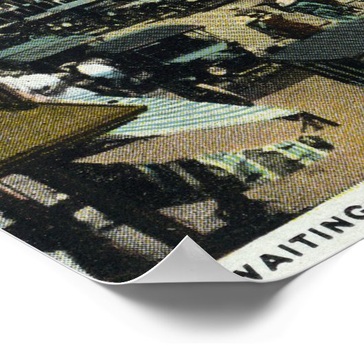 Martha's Vineyard, Circuit Avenue Scene Poster (Ecke)