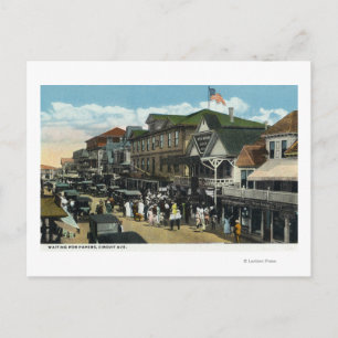 Martha's Vineyard, Circuit Avenue Scene Postkarte