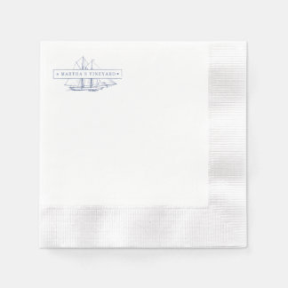 Martha's Vineyard Cocktail Napkin Serviette