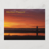 Martha's Vineyard Edgartown Lighthouse Dawn Postkarte (Vorderseite)