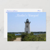 Martha's Vineyard Edgartown Lighthouse Post Card Postkarte (Vorne/Hinten)
