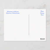 Martha's Vineyard Edgartown Lighthouse Post Card Postkarte (Rückseite)