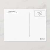 Martha's Vineyard, Edgartown Lighthouse Post Card Postkarte (Rückseite)