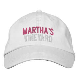 MARTHA'S VINEYARD EMBROIDERED BASEBALL CAP BESTICKTE BASEBALLKAPPE