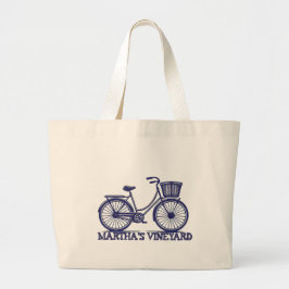 Martha's Vineyard Fahrrad-Urlaub Gast Danke Jumbo Stoffbeutel