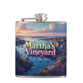 Marthas vineyard Flasche Flachmann (Vorderseite)