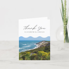 Martha's Vineyard Foto Blank Danke Karte