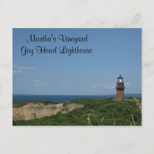 Martha's Vineyard Gay Head Light House Postcard Postkarte