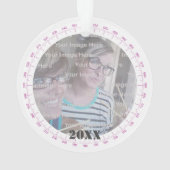 Martha's Vineyard-Gedenkstätte Nautical 2-seitig Ornament (Rückseite)