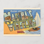 Marthas Vineyard Greetings Postkarte (Vorderseite)