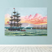 Martha's Vineyard große eingewickelte Leinwand (Insitu (Holzboden))