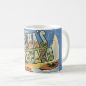 Marthas Vineyard Gruß-Tasse Kaffeetasse (VorderseiteRechts)