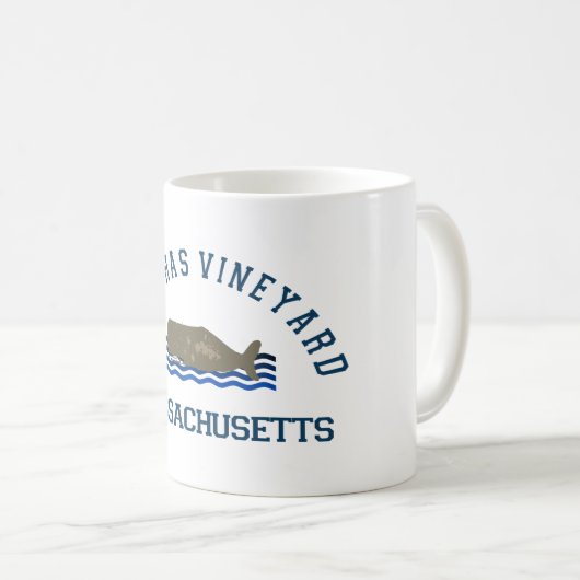 Martha's Vineyard. Kaffeetasse (VorderseiteRechts)