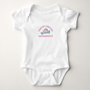 Martha's Vineyard "Karten" Design. Baby Strampler