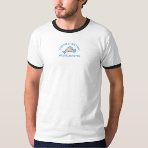 Martha's Vineyard "Karten" Design. T-Shirt