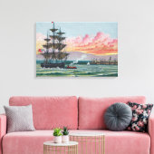 Martha's Vineyard kleine eingewickelte Leinwand (Insitu (Wohnzimmer))