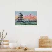 Martha's Vineyard-kleines Plakat (Küche)