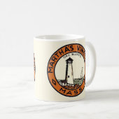 Martha's Vineyard Kreis Aufkleber Kaffeetasse (VorderseiteRechts)
