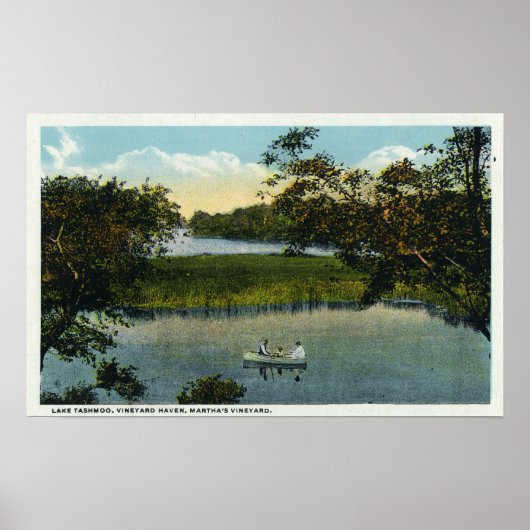 Martha's Vineyard, Lake Tashmoo Szene Poster (Vorne)