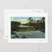 Martha's Vineyard, Lake Tashmoo Szene Postkarte (Vorne/Hinten)