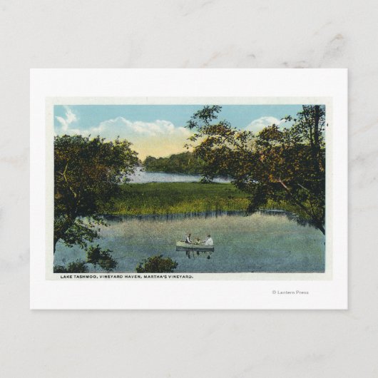 Martha's Vineyard, Lake Tashmoo Szene Postkarte (Vorderseite)