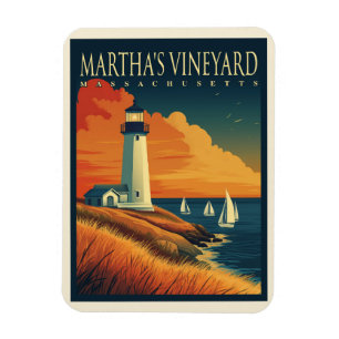Martha's Vineyard Lighthouse Magnet