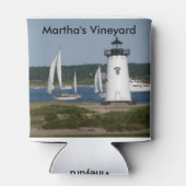 Martha's Vineyard Lighthouse on Can Cooler Dosenkühler (Rückseite)