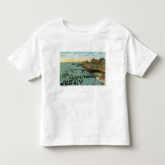 Martha's Vineyard, Luftaufnahme des Strandes Kleinkind T-shirt (Vorderseite)