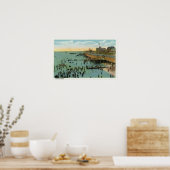 Martha's Vineyard, Luftsicht auf den Strand Poster (Küche)