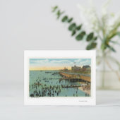 Martha's Vineyard, Luftsicht auf den Strand Postkarte (Stehend Vorderseite)