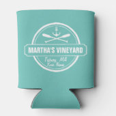 Martha's Vineyard MA benutzerfreundlicher nautisch Dosenkühler (Rückseite)