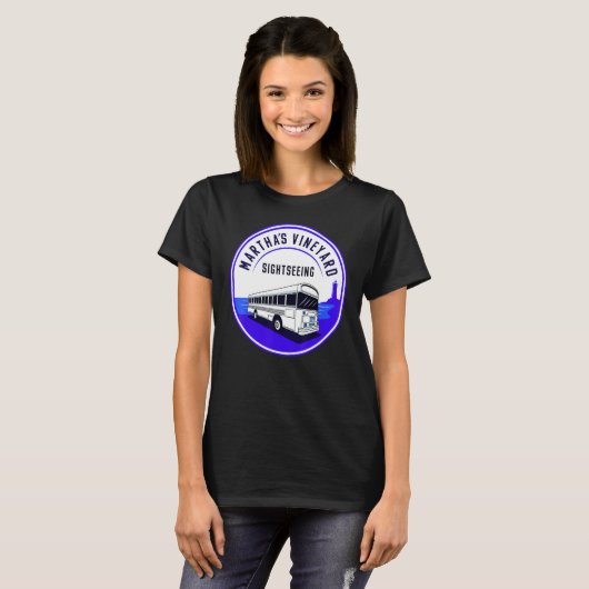 Martha's Vineyard MA  Sightseeing Bus Tour Men Wom T-Shirt (Vorne ganz)