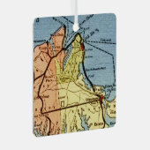 Martha's Vineyard Map Ornament (Vorderseite Rechts)