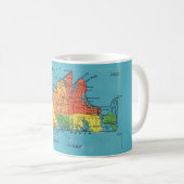 Martha's Vineyard Map Tasse (VorderseiteRechts)