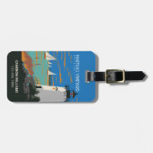 Martha's Vineyard, Massachusetts | Leuchtturm Gepäckanhänger (Vorderseite horizontal)