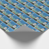 Martha's Vineyard, Massachusetts | Leuchtturm Geschenkpapier (Ecke)