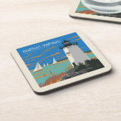 Martha's Vineyard, Massachusetts | Leuchtturm Getränkeuntersetzer (Linke Seite)