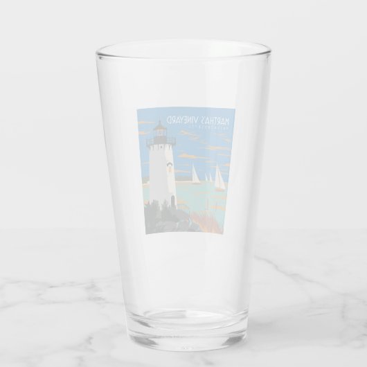 Martha's Vineyard, Massachusetts | Leuchtturm Glas (Rückseite)