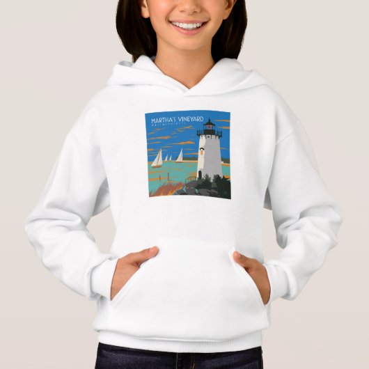 Martha's Vineyard, Massachusetts | Leuchtturm Hoodie (Vorderseite)