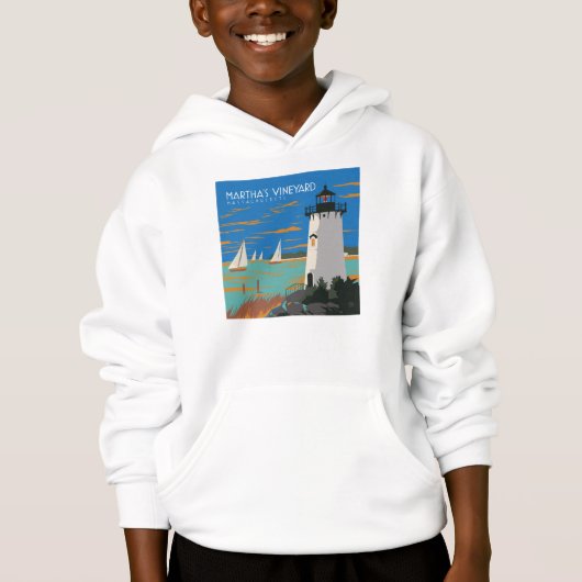 Martha's Vineyard, Massachusetts | Leuchtturm Hoodie (Vorderseite)