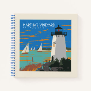 Martha's Vineyard, Massachusetts Leuchtturm Notizblock