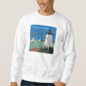 Martha's Vineyard, Massachusetts | Leuchtturm Sweatshirt (Vorderseite)