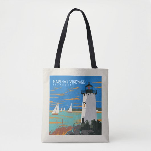 Martha's Vineyard, Massachusetts | Leuchtturm Tasche (Vorderseite)